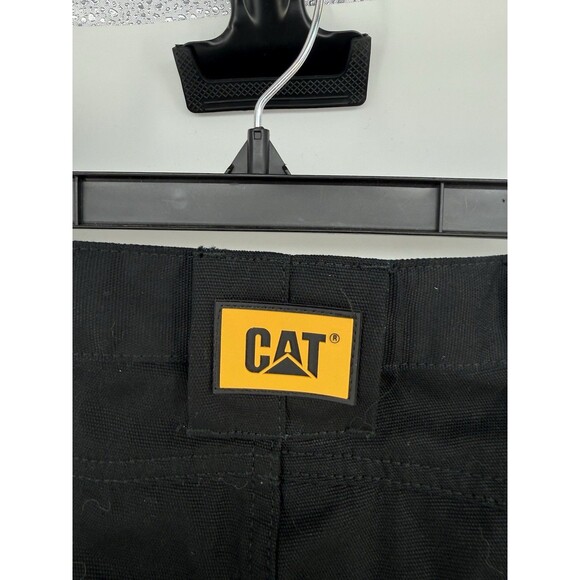 Caterpillar Work Pants Mens 34x34 Black Utility Cargo CAT Trademark C172 Pants - Picture 5 of 15